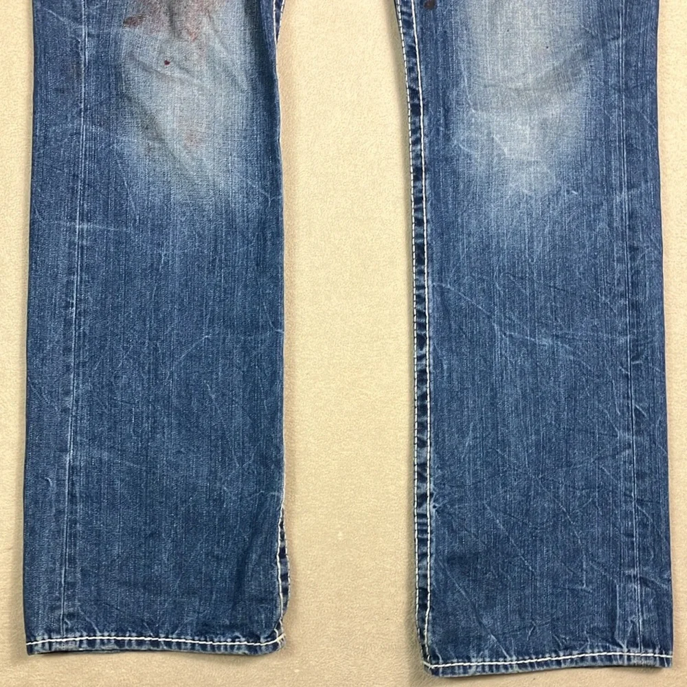 True Religion Straight Fake Blood Splatter‎ Zola Movie Prop Jeans Men’s size 36